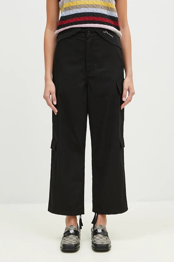 Штани Carhartt WIP Kingsley Pant висока чорний I033772.8901