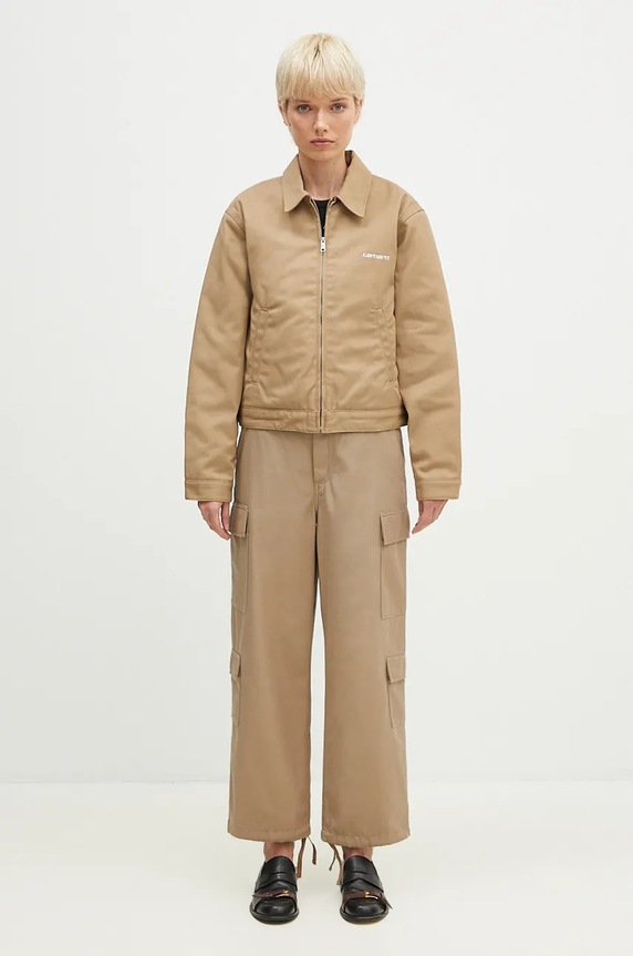 Nohavice Carhartt WIP Kingsley Pant I033772.8Y01 béžová