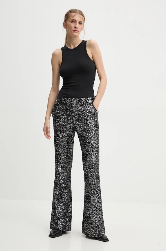 ZADIG&VOLTAIRE pantaloni tricotaj negru WWPA00808
