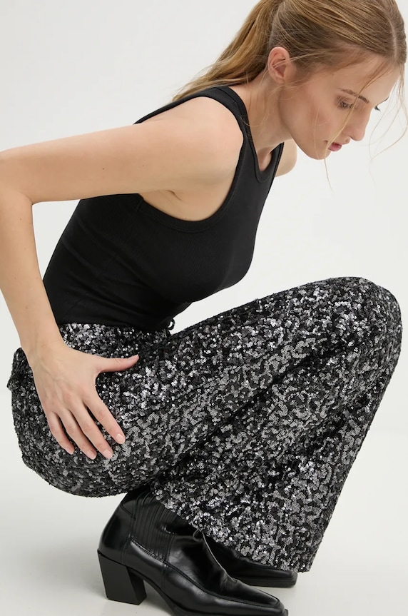 ZADIG&VOLTAIRE pantaloni WWPA00808 negru AW24