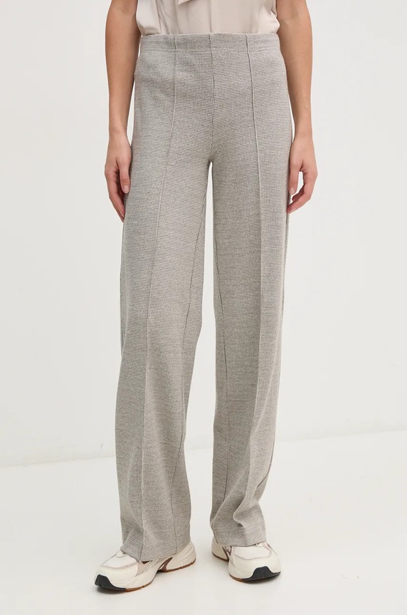 Hlače OUI pletivo bež 88767