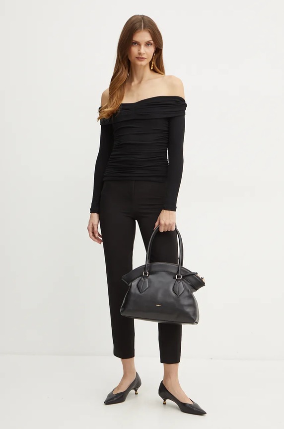 Παντελόνι Bardot TAILORED 59618PB μαύρο AW24