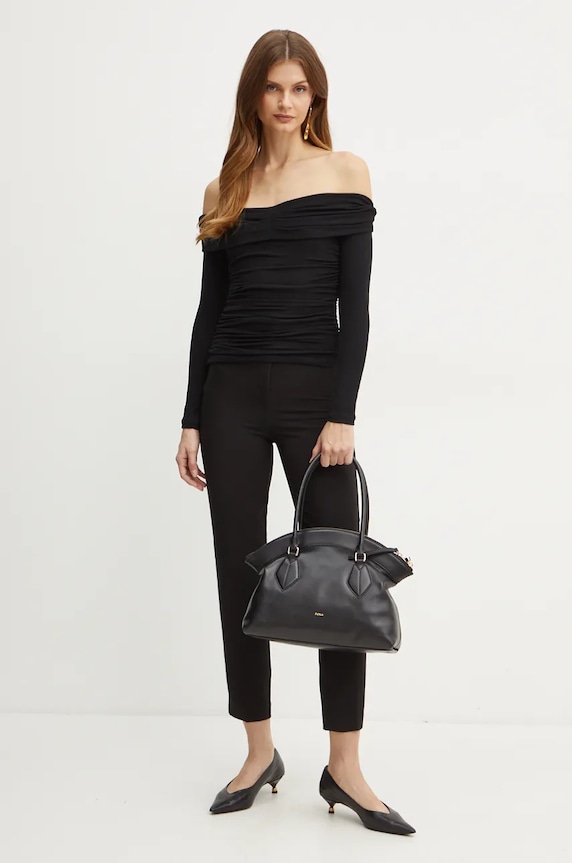 Παντελόνι Bardot TAILORED 59618PB μαύρο AW24