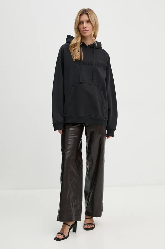 Nohavice Nanushka SATO NW24PFOW19271 burgundské AW24