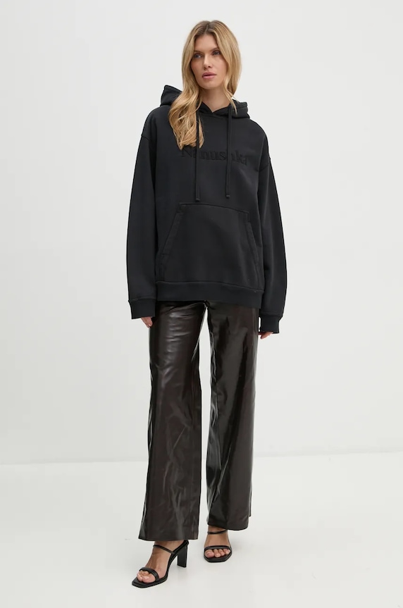 Nohavice Nanushka SATO NW24PFOW19271 burgundské AW24