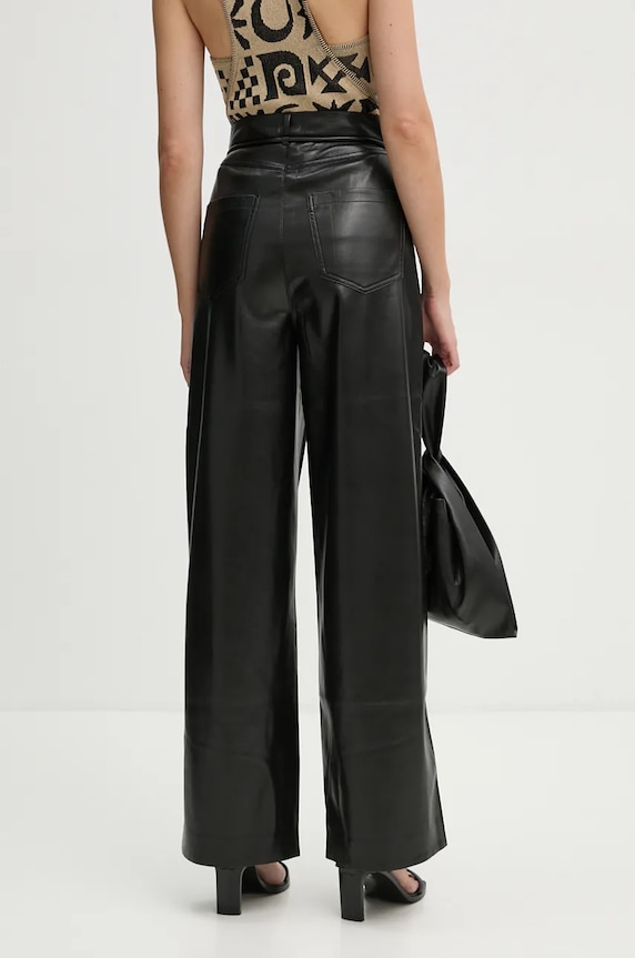 Odjeća Hlače Nanushka SATO NW24PFOW10151 crna