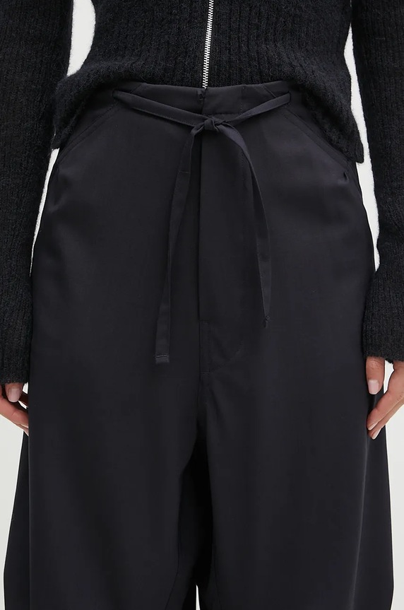 Μάλλινο παντελόνι DARKPARK Daisy σκούρο μπλε WTR42.FAW04.0051