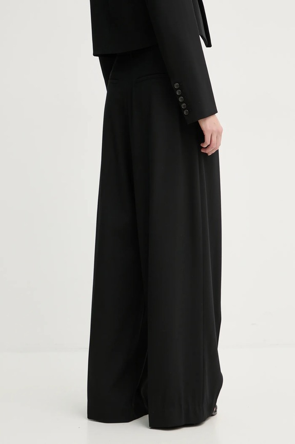 Odzież A.L.C. spodnie wełniane Ryder 2PANT01086 czarny