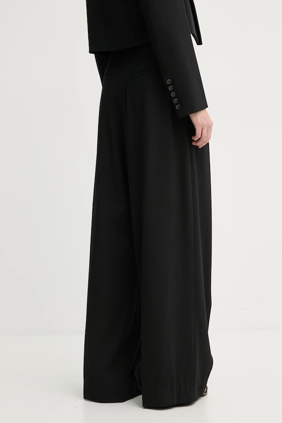 Odzież A.L.C. spodnie wełniane Ryder 2PANT01086 czarny