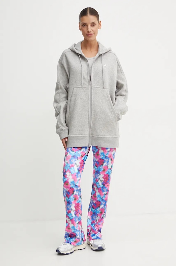 Tepláky adidas by Stella McCartney IW9847 modrá AW24