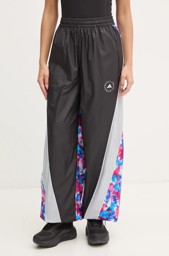Παντελόνι adidas by Stella McCartney ύφασμα μαύρο IW9849