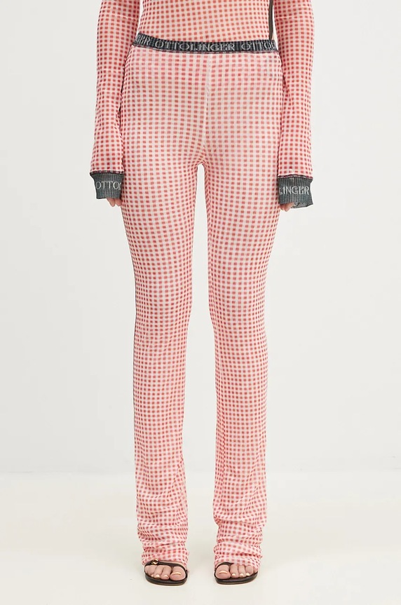 Ottolinger trousers Mesh Pants all-over print red 1010801821