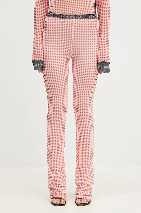 Ottolinger trousers Mesh Pants all-over print red 1010801821