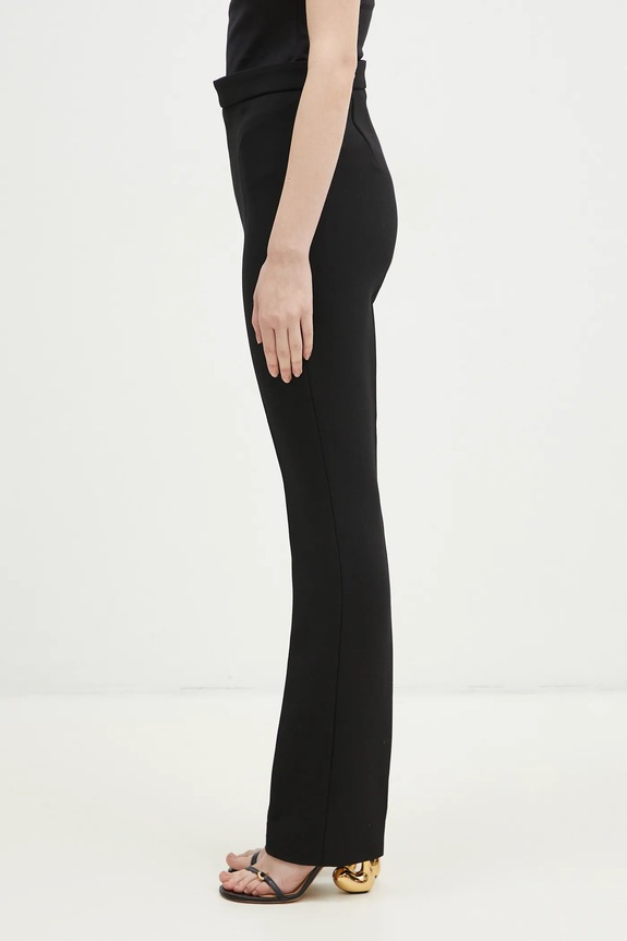 Sportmax pantaloni in misto lana Teoria12 2422136024600 nero AW24