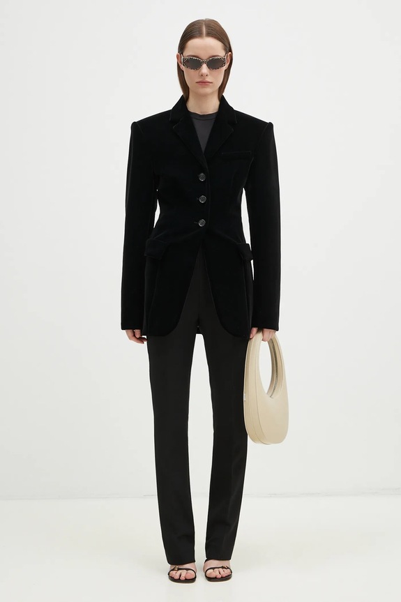 Sportmax pantaloni in misto lana Teoria12 2422136024600 nero