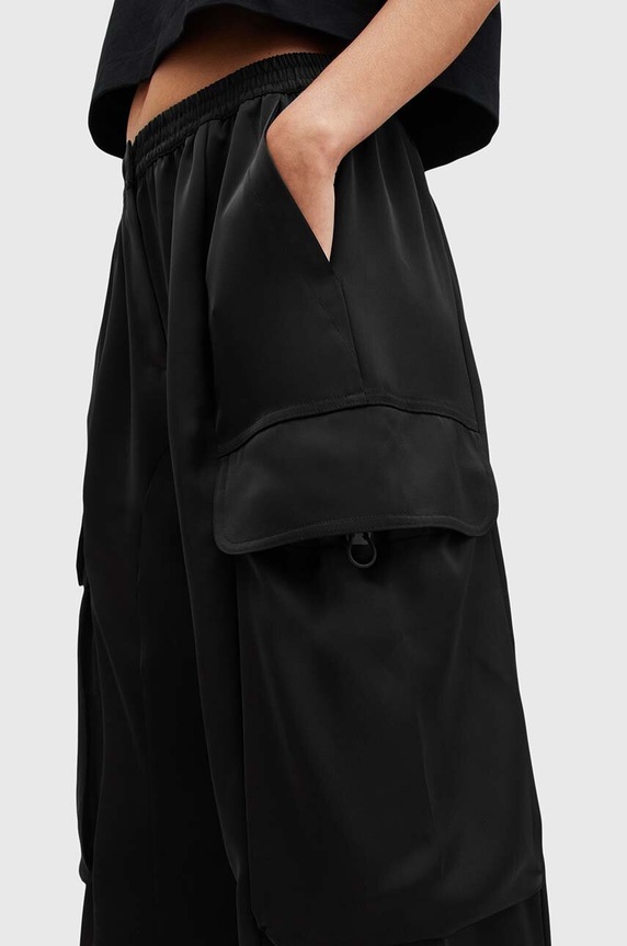 Παντελόνι AllSaints BARBARA TROUSER μαύρο W011TB