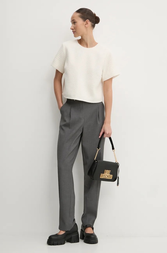 Abercrombie & Fitch nadrág KI156.4444.910 szürke AW24