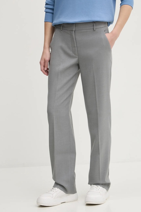 Hlače Abercrombie & Fitch Z elastanom siva KI156.4499.967