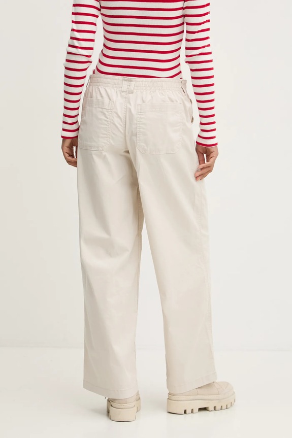 Oblečení Kalhoty Hollister Co. KI356.4179.101 béžová