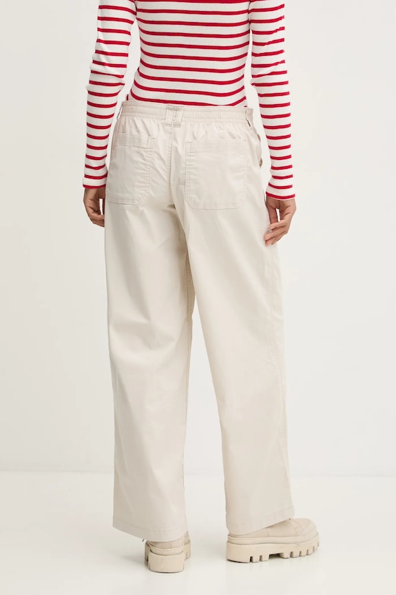 Oblečení Kalhoty Hollister Co. KI356.4179.101 béžová