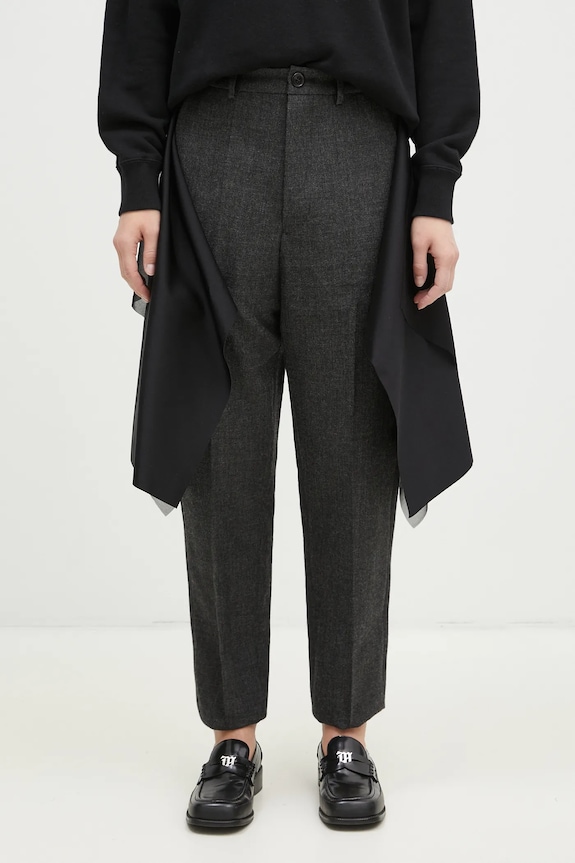 Шерстяные брюки Undercover Pants шерсть серый UC2D1505