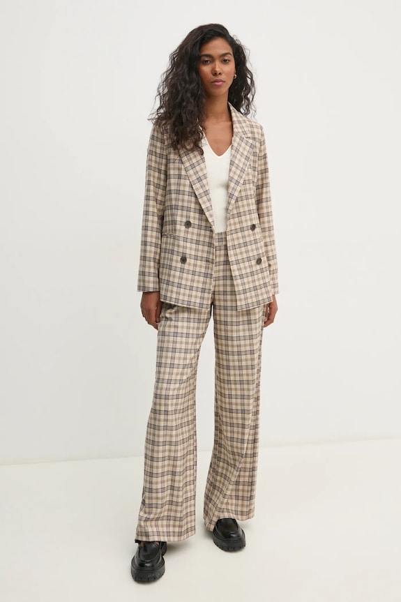 Kalhoty Hoss Intropia 6548635 béžová AW24