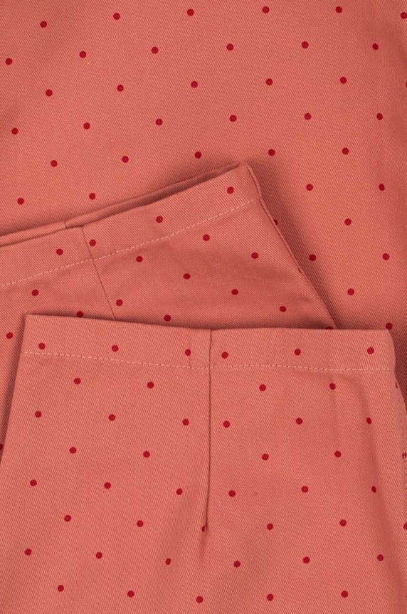 Dětské kalhoty na šle Konges Sløjd NOLA HEART OVERALLS GOTS KS101633