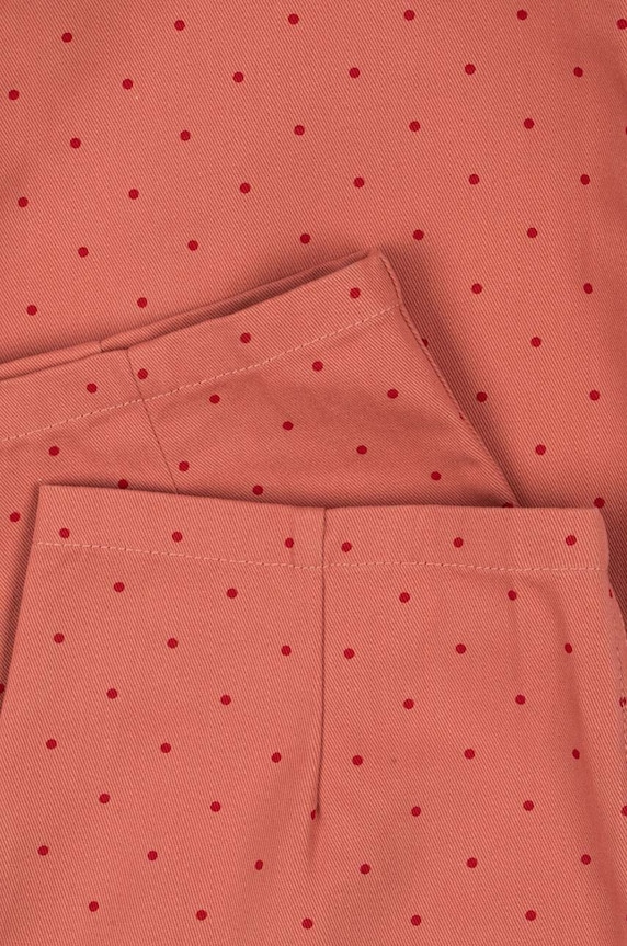 Dětské kalhoty na šle Konges Sløjd NOLA HEART OVERALLS GOTS KS101633