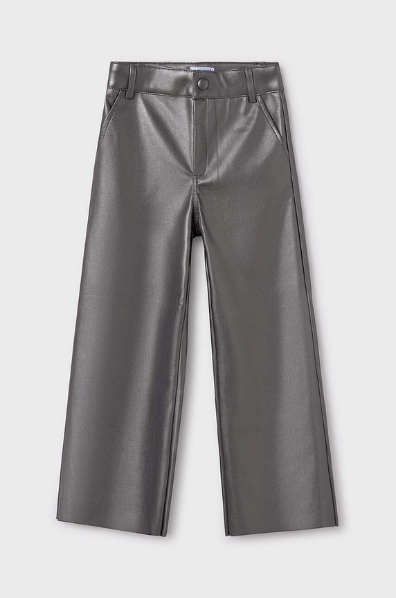 Mayoral pantaloni copii 7550.8F.Junior.9BYH argintiu AW24