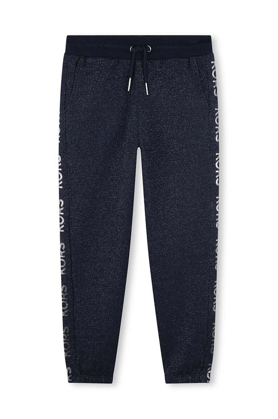 Michael Kors pantaloni de trening pentru copii tricotaj bleumarin R30177.156