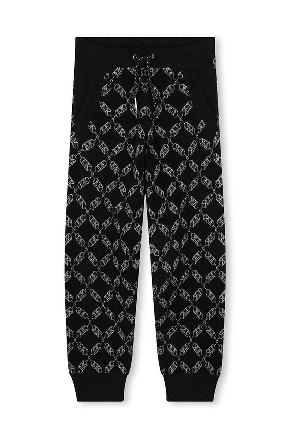 Fete Michael Kors pantaloni de trening pentru copii R30180.114.150 negru
