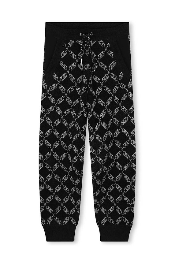 Fete Michael Kors pantaloni de trening pentru copii R30180.114.150 negru