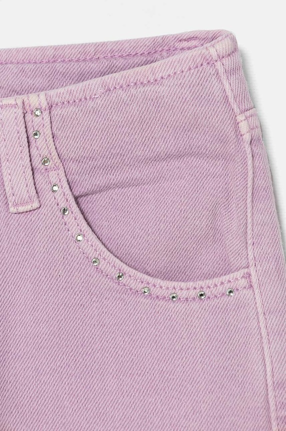 Dziewczynka United Colors of Benetton jeansy dziecięce 45BJCE03B.G.Seasonal fioletowy