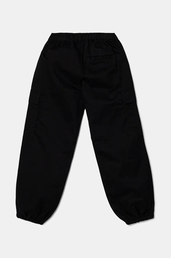 Παιδικό παντελόνι United Colors of Benetton 4XZXCF03J.G.Seasonal μαύρο AW24