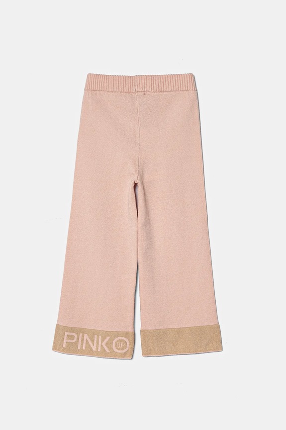 Pinko Up spodnie dziecięce F4PIBGPA129 różowy AW24