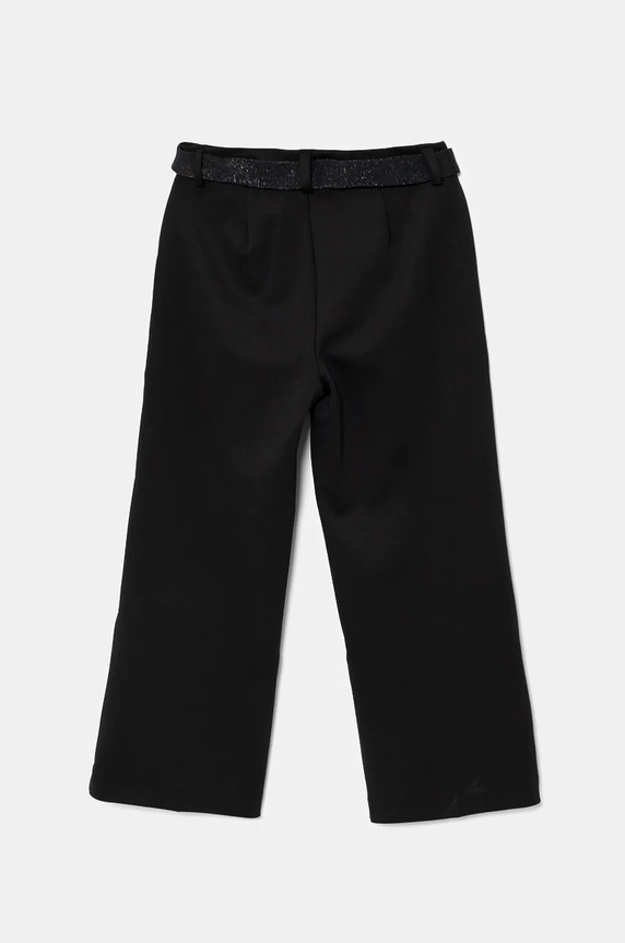 Παιδικό παντελόνι United Colors of Benetton 461BCF042.G.Seasonal μαύρο AW24