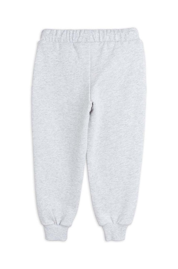 Băieți Mini Rodini pantaloni de trening din bumbac pentru copii Parrot 2463011594 gri