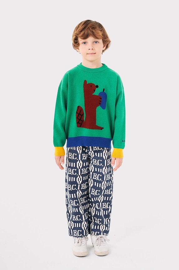 Dječji pamučni donji dio trenirke Bobo Choses 224AC104