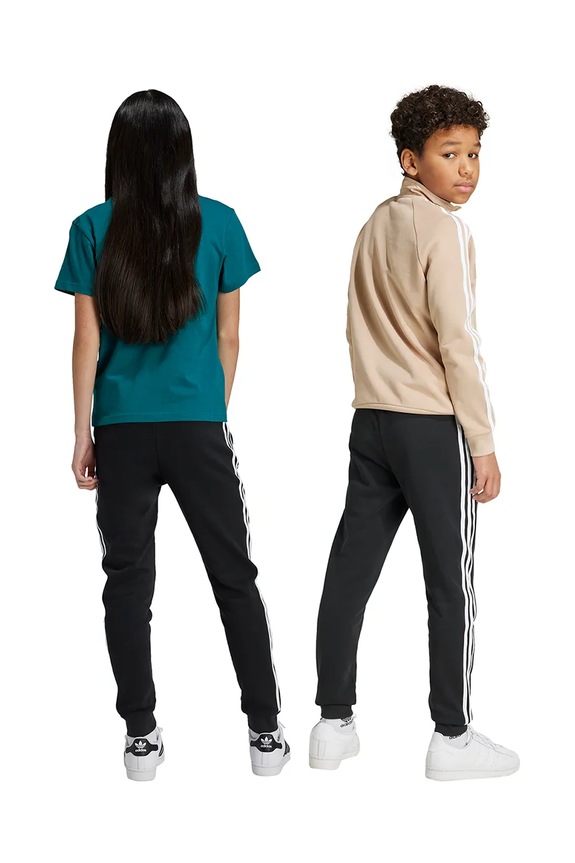 adidas Originals gyerek melegítőnadrág TREFOIL PANTS IY7484 fekete