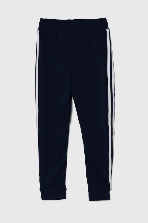 Chlapec Detské tepláky adidas Originals TREFOIL PANTS IY7486 tmavomodrá