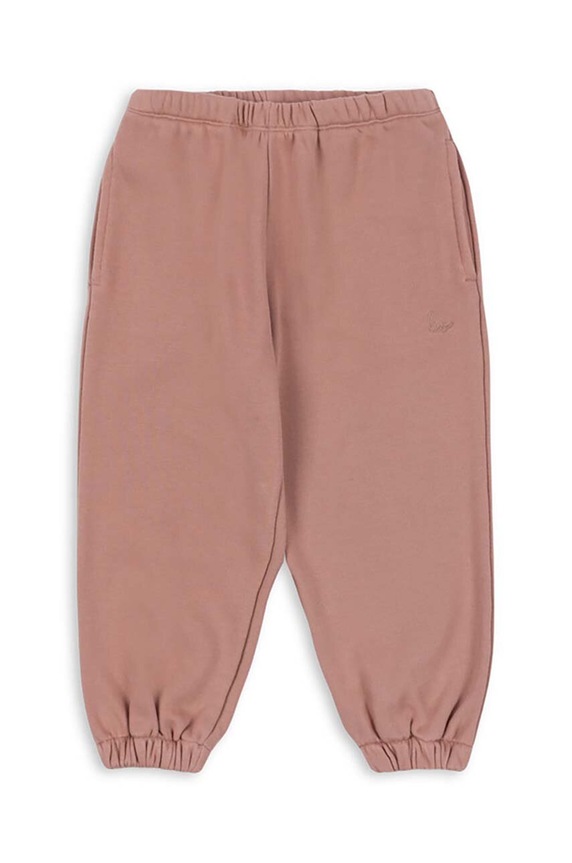 Детски спортен панталон Konges Sløjd LOU SWEAT PANTS OCS KS101567 розов AW24