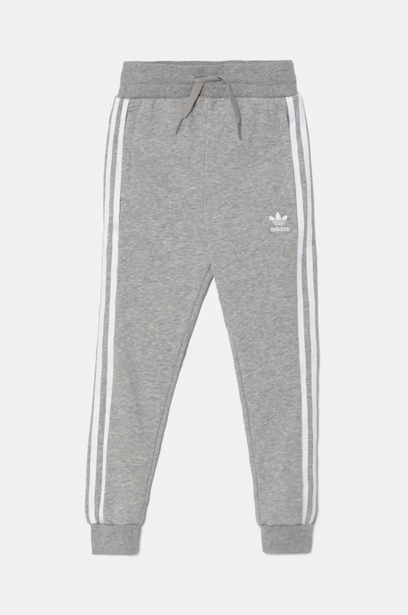 Dječji donji dio trenirke adidas Originals TREFOIL PANTS IY7485 siva AW24