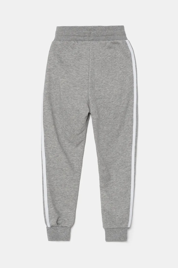 Dječaci Dječji donji dio trenirke adidas Originals TREFOIL PANTS IY7485 siva