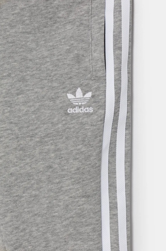 Dječji donji dio trenirke adidas Originals TREFOIL PANTS siva IY7485