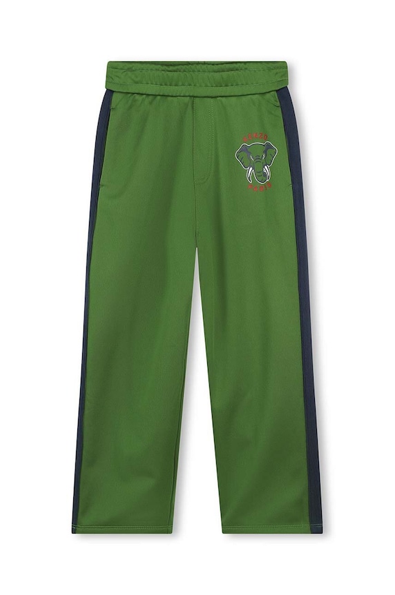 Kenzo Kids pantaloni copii K60716.114.150 verde AW24