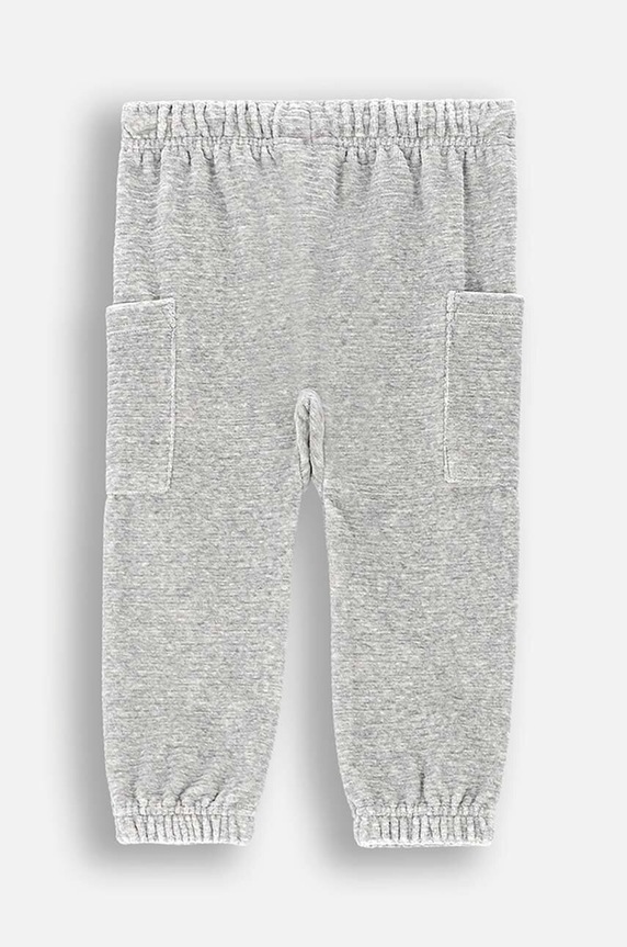 Coccodrillo spodnie dresowe niemowlęce ZC4120101MBN szary AW24