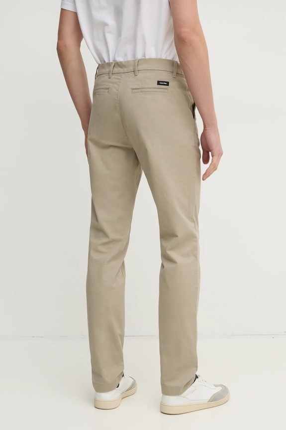 Odzież Calvin Klein spodnie K10K113696 beżowy