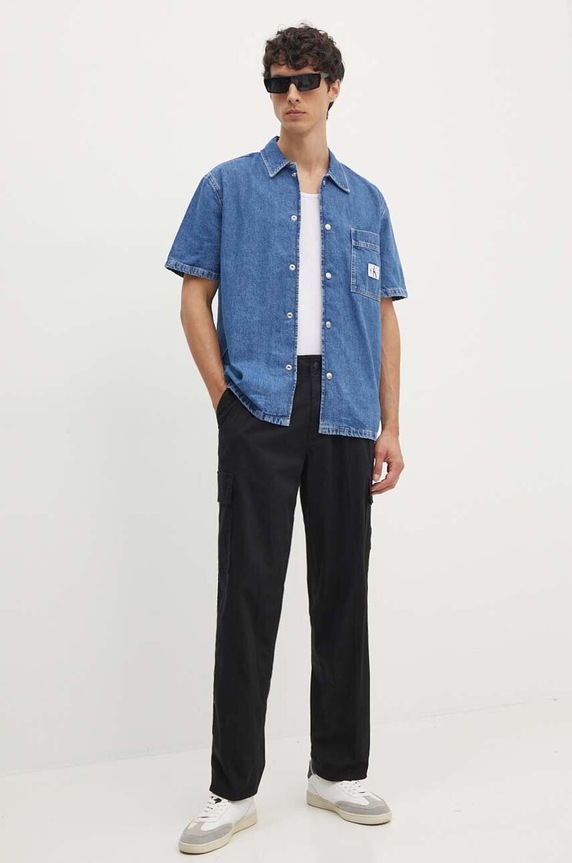 Hlače Calvin Klein Jeans J30J326829 crna NC24