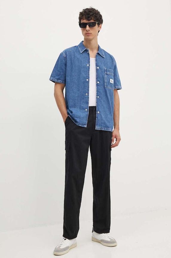 Hlače Calvin Klein Jeans J30J326829 crna NC24