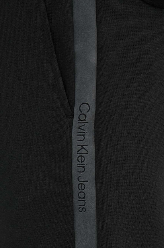 Παντελόνι φόρμας Calvin Klein Jeans μαύρο J30J325659